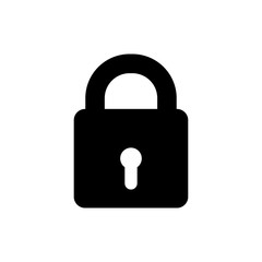 Padlock icon trendy