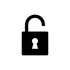 Padlock icon trendy