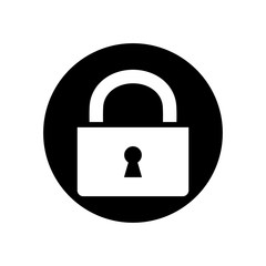 Padlock icon trendy