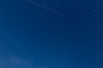 Obraz na płótnie Canvas airplane flying in the sky