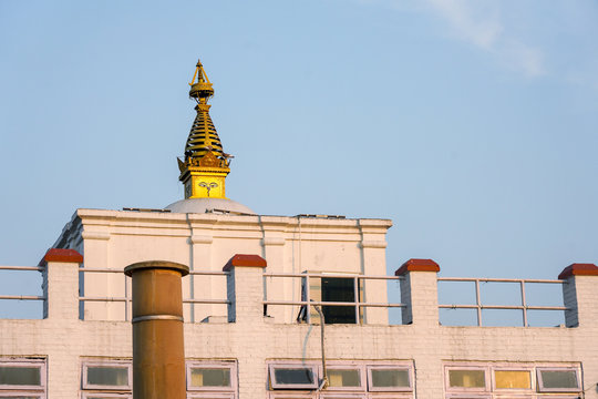 Maya Devi Temple in Lumbini, Nepal. Lumbini is the birthplace of Gautama Buddha