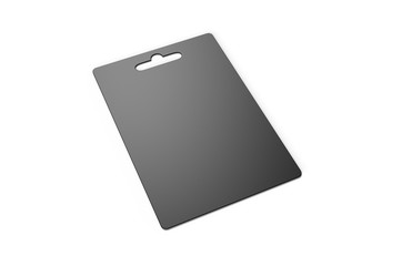 Blank gift card for branding, 3d render illustration.