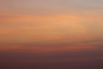 Fototapeta na wymiar sunset over sea in Thailand