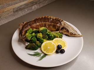 fish with lemon