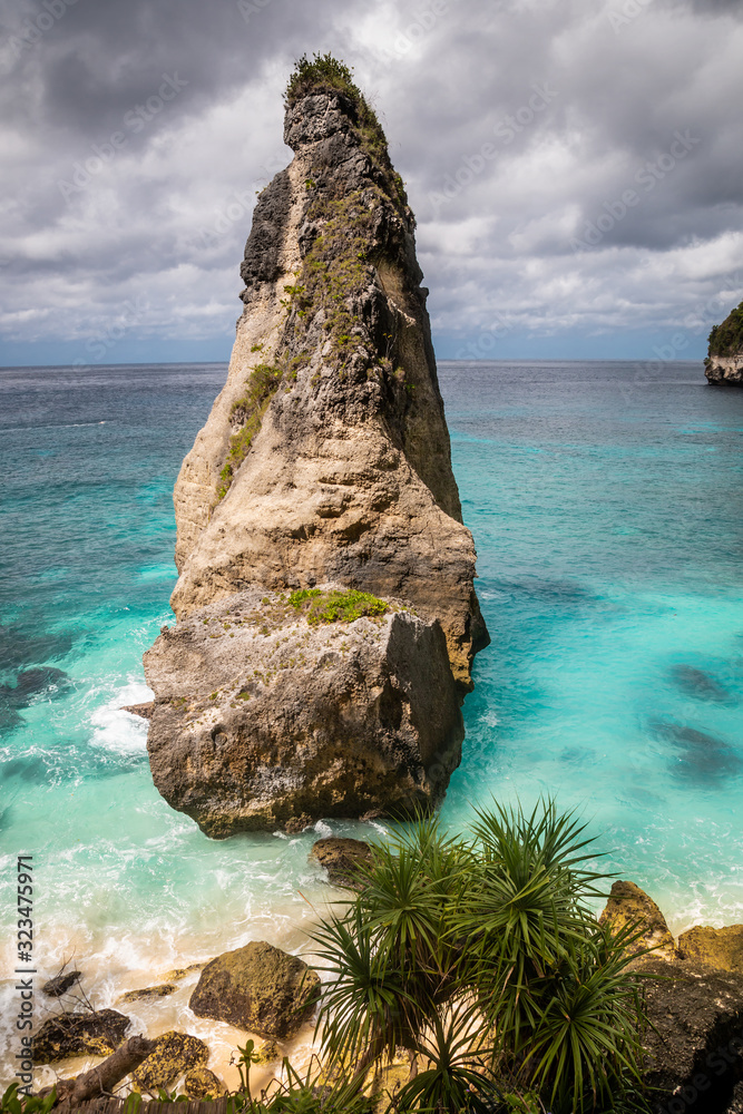 Poster diamond beach, nusa penida