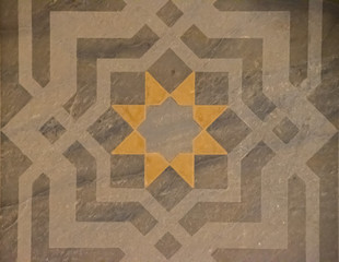Marble paving background pattern. Abu Dhabi/UAE
