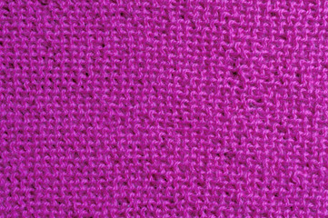yarn texture closeup of red.