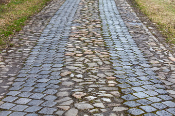 Alte Blaubasaltstraße Ackerstraße Straße Kopfsteinpflaster