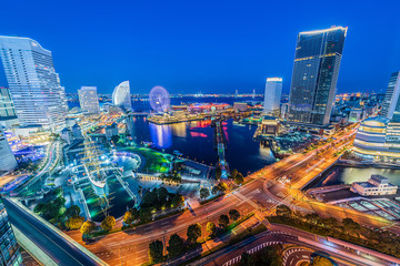 みなとみらいの夜景