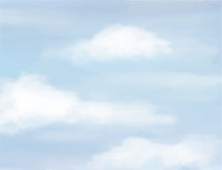 white clouds in the sky