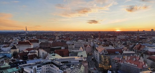 Panorama von München