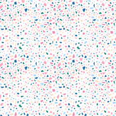 Pink terrazzo seamless pattern