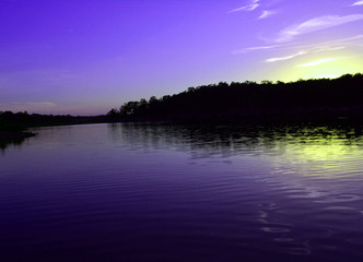 Blue Lake Sunset