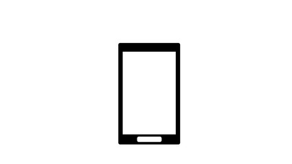  phone charging, flat icon isolated on a red