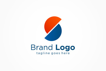 Abstract Letter S Logo. Flat Vector Logo Design Template Element
