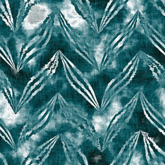 Bleached tie dye stain noisy grungy teal turquoise cloudy faded folk ethnic variegated digital filter rough distressed mottled graphic design. Seamless repeat raster jpg pattern swatch.