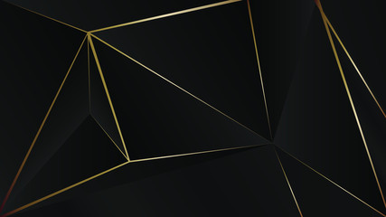 Black abstract background for web sites, covers, banners, flyers, headlines, landing pages, etc. Vector design.