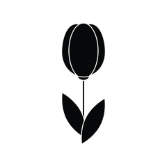 flower icon tulip sign vector
