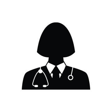 recommend clip art: doctor icon. Doctor with stethoscope vector sign