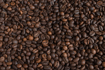 background of roasted coffee beans