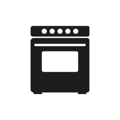 Oven icon. Simple vector illustration