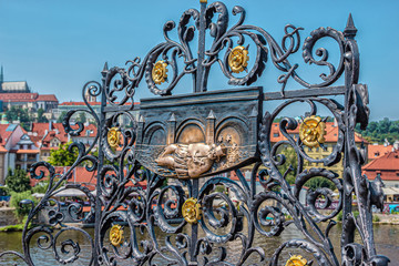 Sights of Prague. Sunny summer day