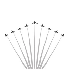 abstract black airplane background Stock vector illustration