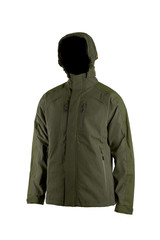 Modern men's warm jacket isolate on a white background. Casual wear. Jacket for sports and leisure.