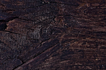 wooden background from boards - dark brown