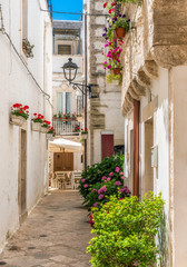 Fototapeta na wymiar Scenic sight in Locorotondo, Bari Province, Apulia (Puglia), southern Italy.