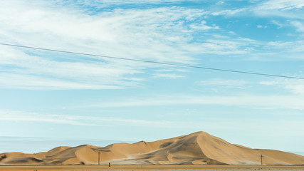 Fototapeta na wymiar Desert Sands of Namibia Swakopmund