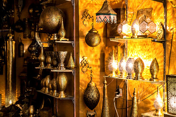 Moroccan antique lamps