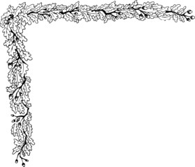 vintage floral frame