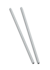 Metallic straw to use instead of plastic one