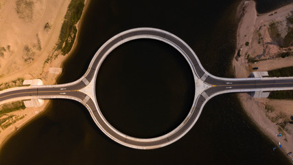 Lagona Garzon bridge from above