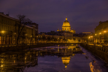 Fototapeta premium Night in Saint Petersburg
