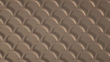 Geometric square metal texture for the interior. 3d illustration, 3d rendering.