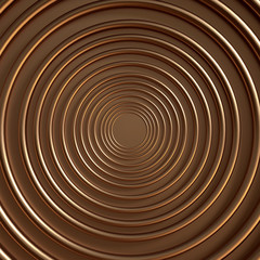 Round frame, podium, pedestal. 3d illustration, 3d rendering.