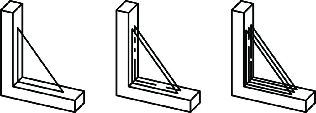 Window Glazing Types Icon, Vector