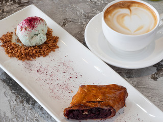 Cherry strudel