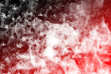 Red-black texture, background, with white smoke
