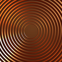 Round frame, podium, pedestal. 3d illustration, 3d rendering.