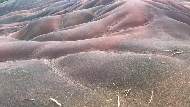 Island Of Mauritius. The Colored Lands Of Chamarel.