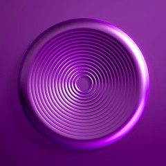 Round frame, podium, pedestal. 3d illustration, 3d rendering.