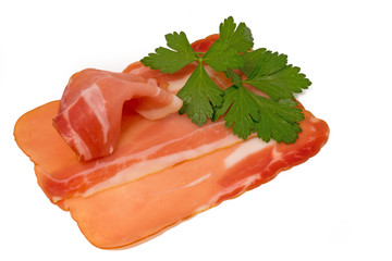 Geräucherter Schinkenspeck