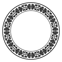 Victorian Ornate Decorative Circle Ring