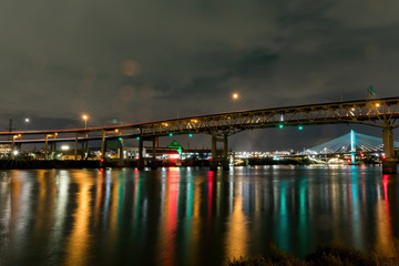 Fototapeta na wymiar Willamette River, Portland 