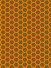 A yellow abstract background of daffodils