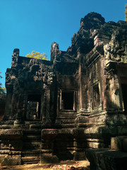 Beatiful ruins in Angkor Wat. Cambodia.