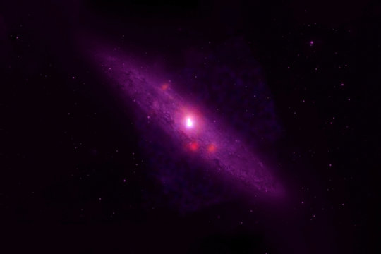 Spiral of the far galaxy. Elements of this image were furnished by NASA.
